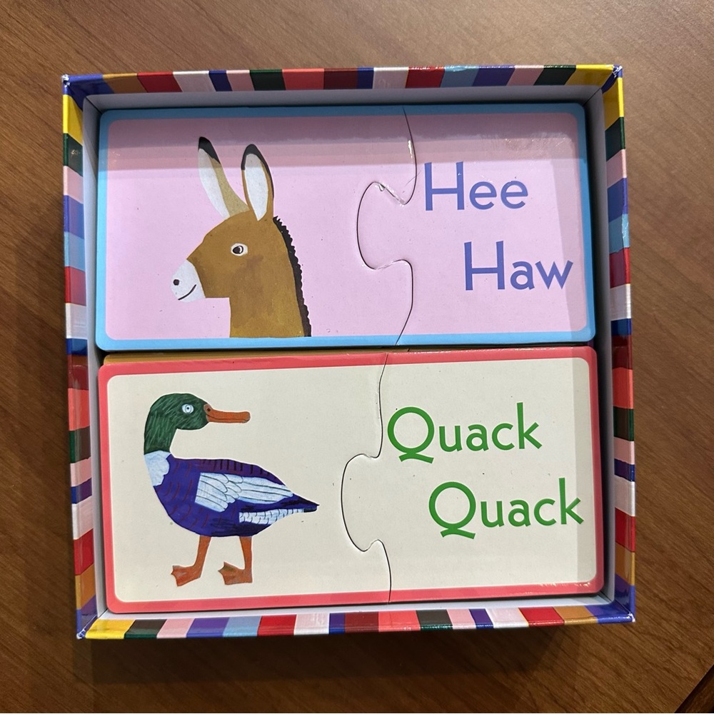 eeBoo Animal Sounds Pre-school Puzzle Pairs, - Picture 3 of 4